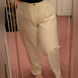 Big Bud Press Trousers in Cream XL NEW SIZING
